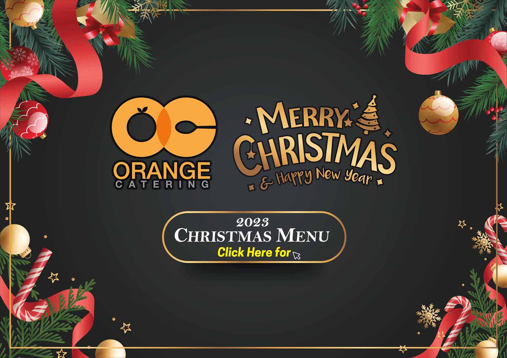 Christmas Catering Package 2024 Orange Catering