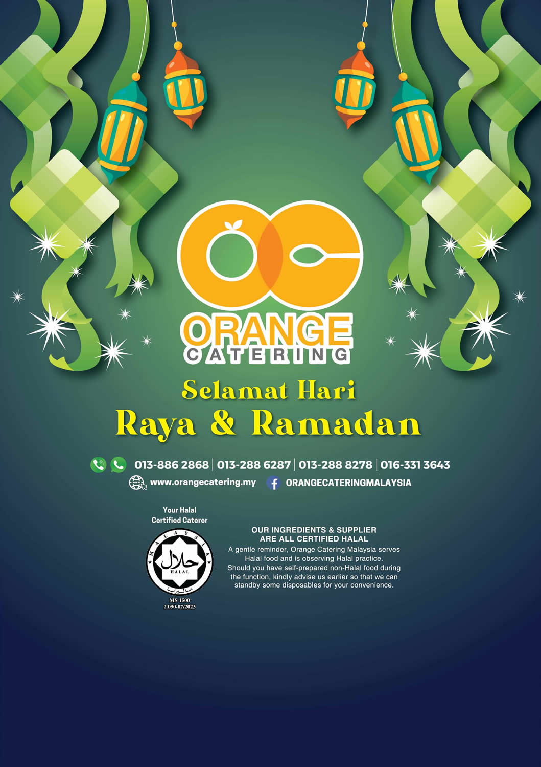 Raya & Ramadan Buffet Menu 2024 by Orange Catering